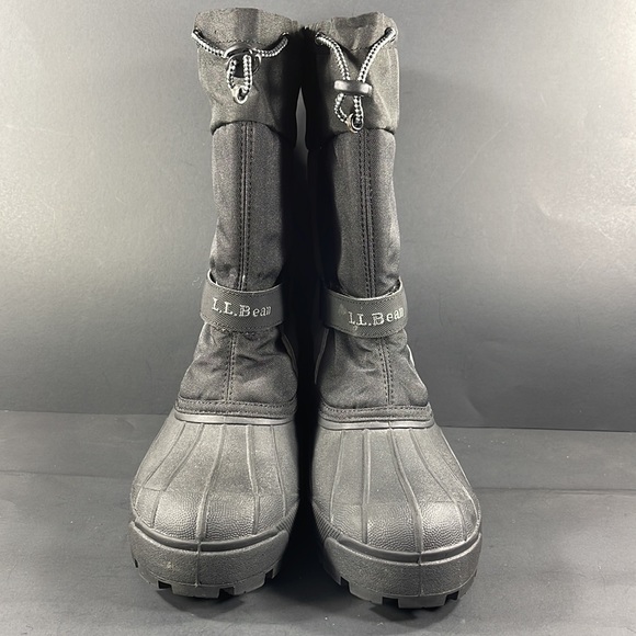 L.L. Bean Northwoods Winter Black Kid’s Boots size - Picture 2 of 8